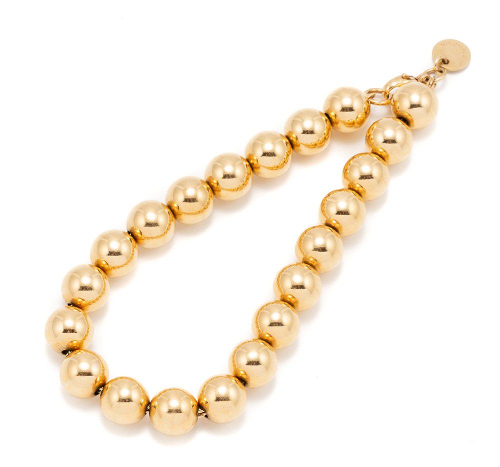 Gold Bead Chain Bracelet - 18k Gold Jewelry by Apelila