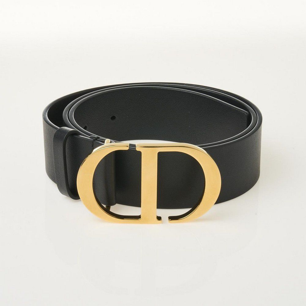 Black Leather CD Belt by Christian Dior - Belts - Costume & Dressing ...