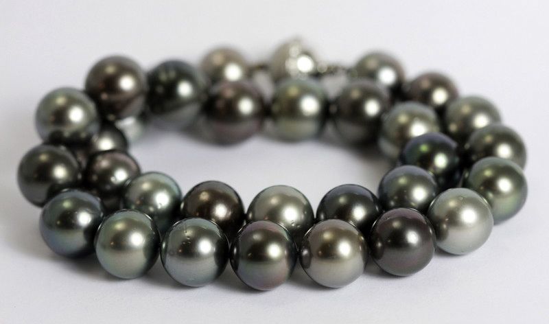 Paspaley's Tahitian Pearl Strand with Diamond Clasp - Necklace/Chain ...