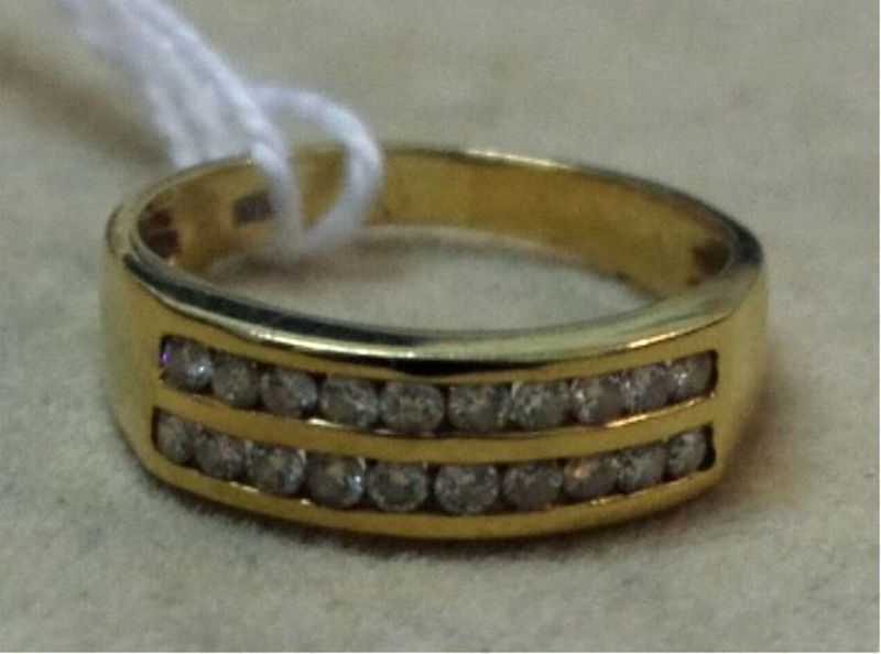 9ct Gold Diamond Ring 2.6gms Rings Jewellery