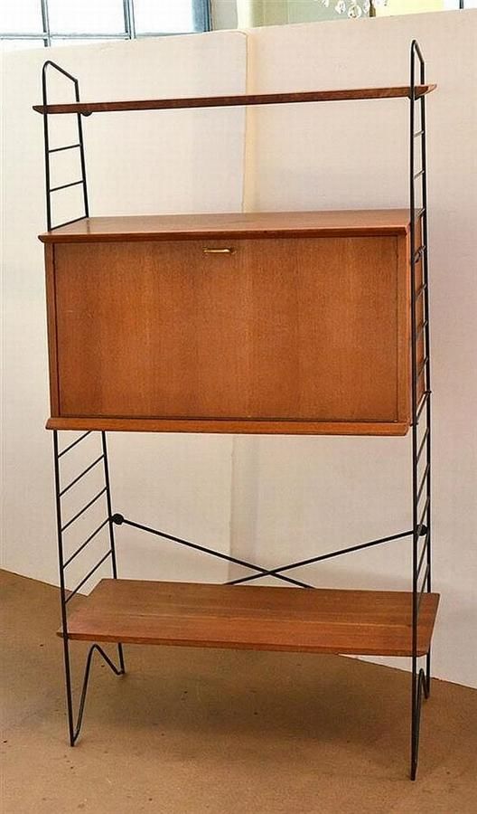 German Modular Bookcase Bureau - European - Furniture - Post 1950