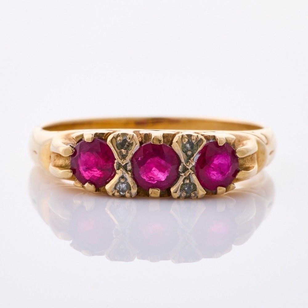 3 Inches Yellow & Golden Gota Ring Set Of 6 main image 1