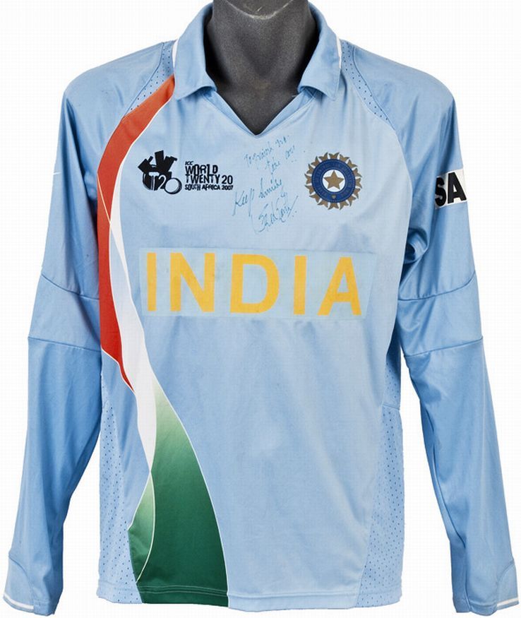 india 2007 t20 world cup jersey