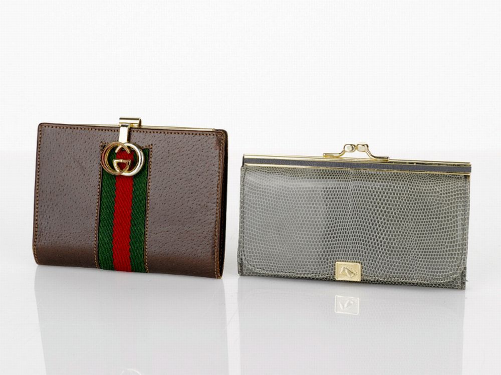 Collection of Wallets, including a Gucci coin purse with… - Handbags & Purses - Costume ...