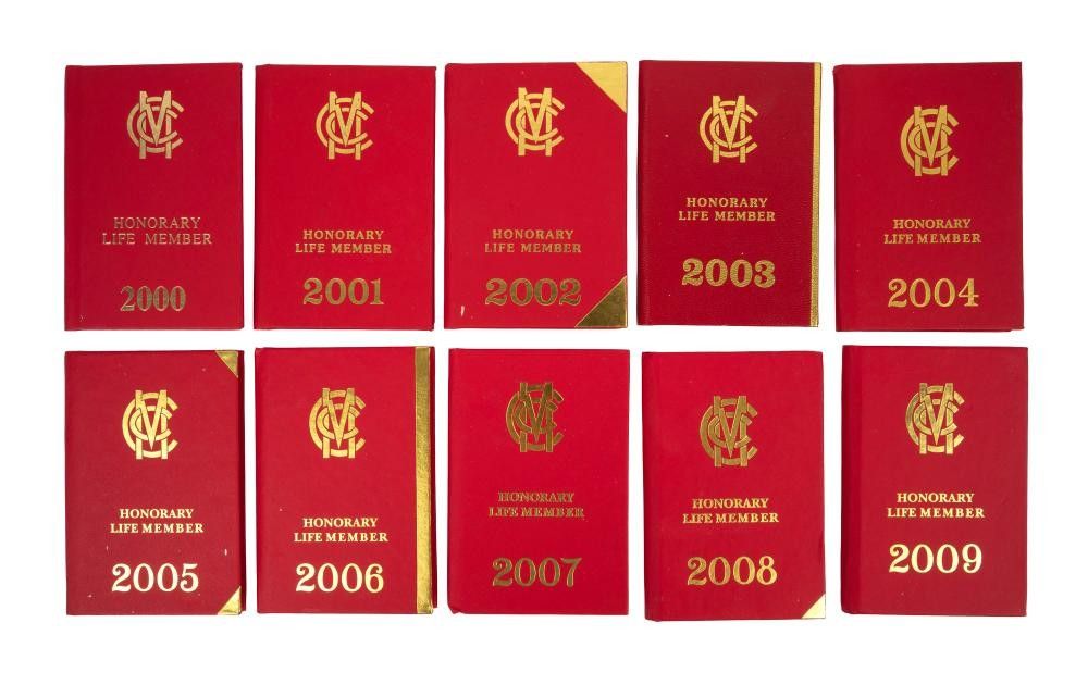 Keith Stackpole's MCC Honorary Life Membership Cards, 2000-2009 ...