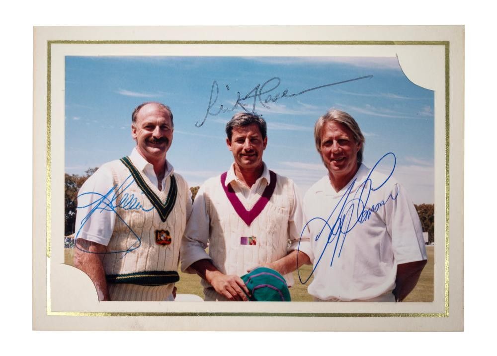 Legendary Cricketers Autographed Photo from Stackpole Collection ...