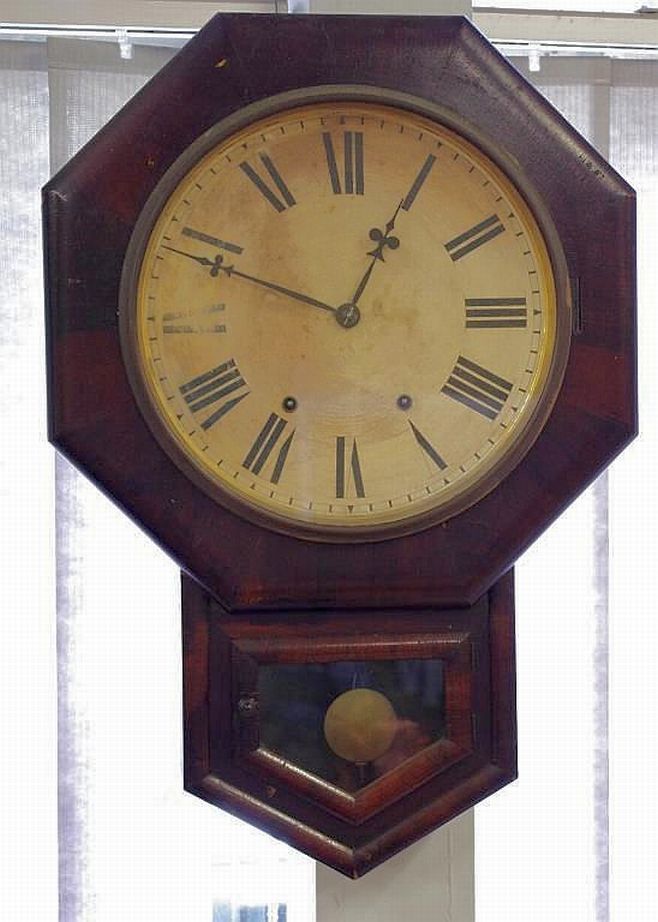 Ansonia Striking Wall Clock Antique 62 Cm High Clocks Wall Horology Clocks And Watches