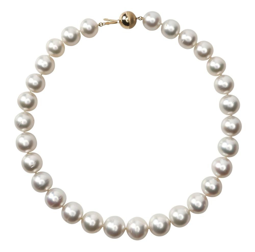 South Sea Pearl Strand with 14ct Gold Clasp - Necklace/Chain - Jewellery