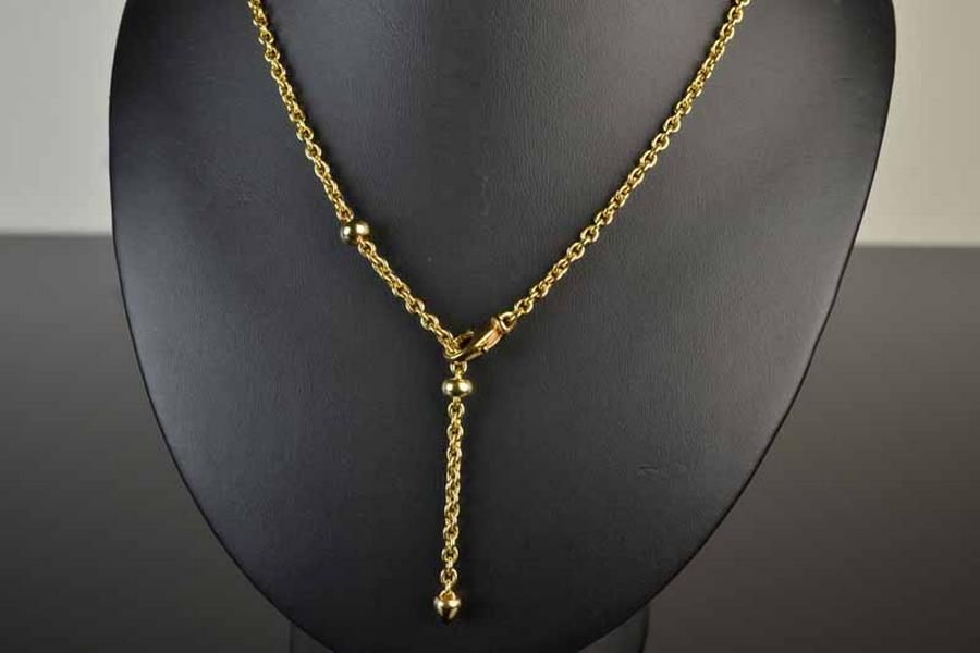 Bvlgari 18ct Gold Chain Necklace - 50cm Length - Necklace/Chain - Jewellery