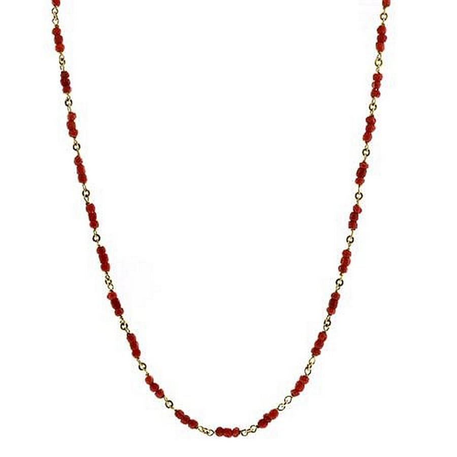 22ct Gold Coral Chain with Twisted Link Design - Necklace/Chain - Jewellery