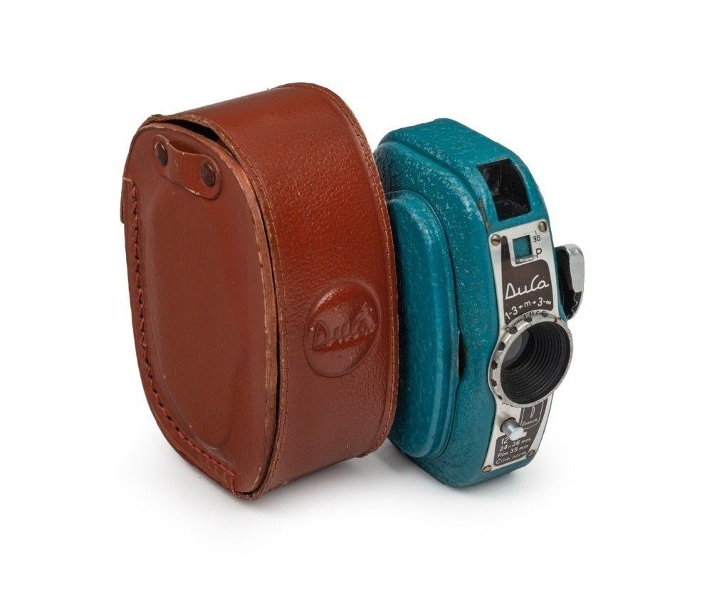 Rare 1946 Blue Duca Viewfinder Camera with Leather Case - Photography ...