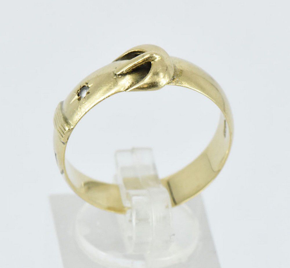 9ct Gold Belt Ring with Spinels - Rings - Jewellery
