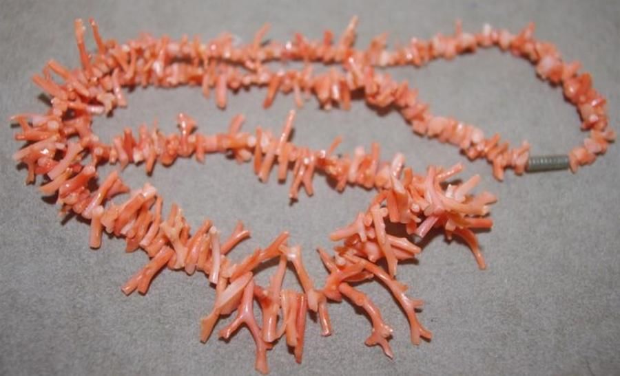 50-70mm Branch Natural Red Coral Necklace for Women Jewelry Long Necklace  18
