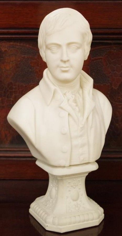 Victorian Gentleman Parian Bust - Busts/Heads - Sculpture/Statuary