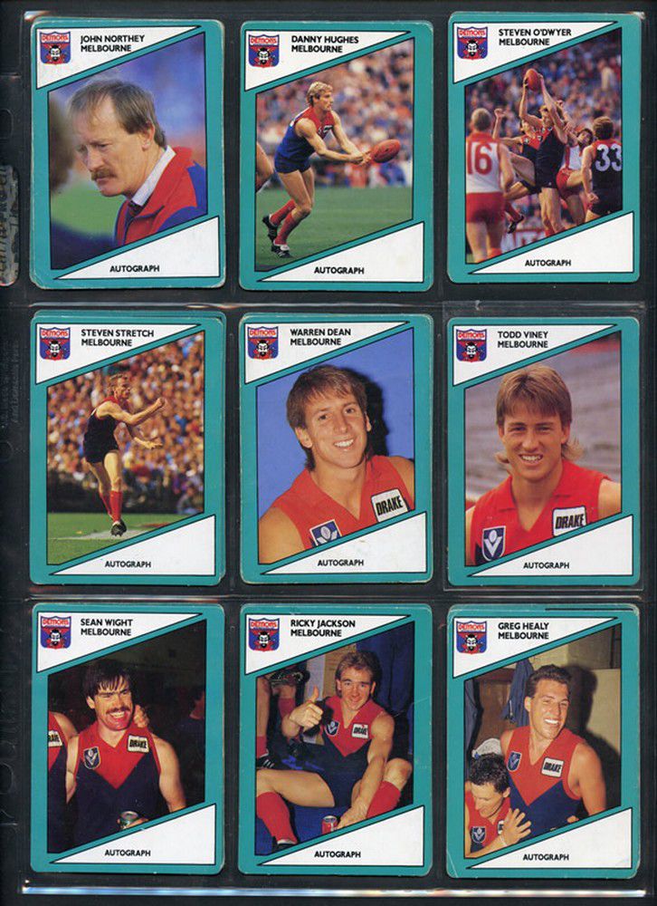 Football Card Album, 198891 Cards Cigarette & Trade Printed