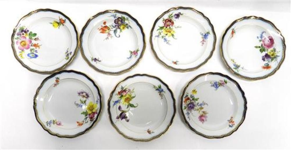 Meissen Floral Sprig Plates, 1924 - Meissen - Ceramics