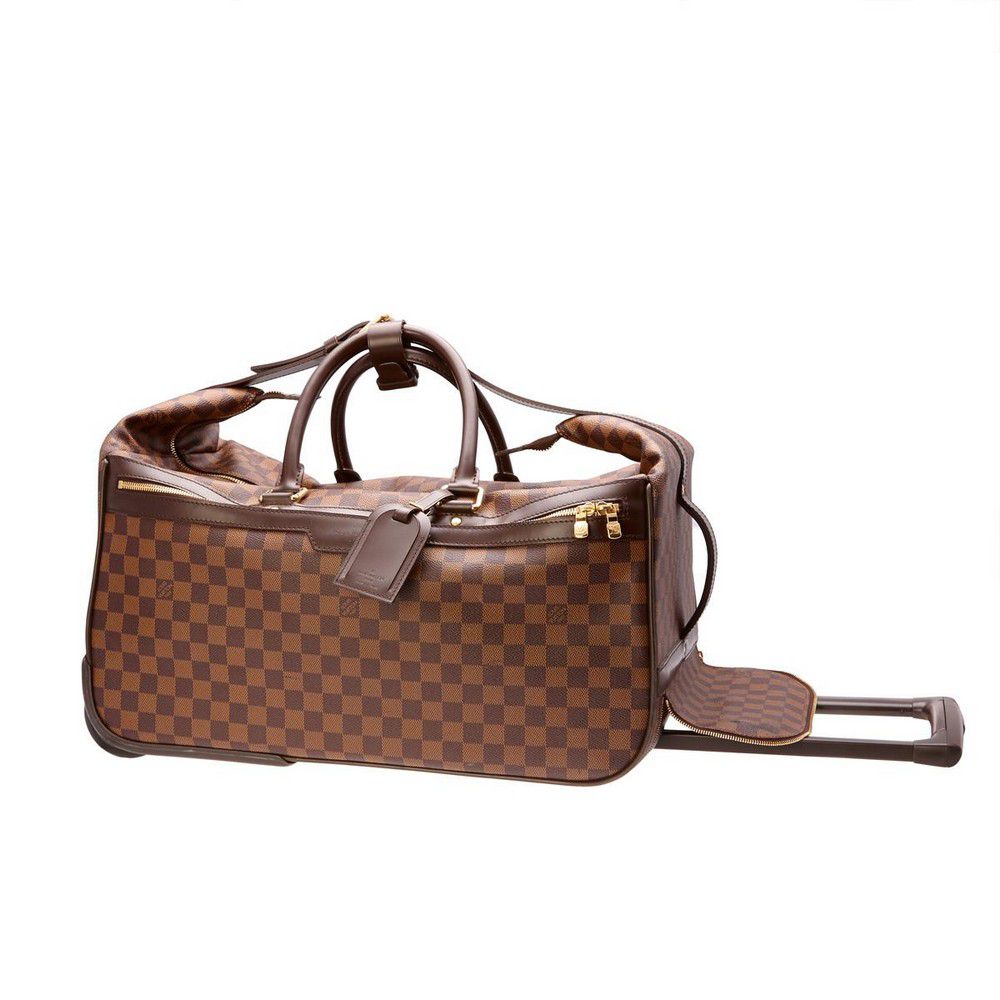 A Damier Ebene Eole 50 duffle bag with wheels, Louis Vuitton.… - Handbags & Purses - Costume ...