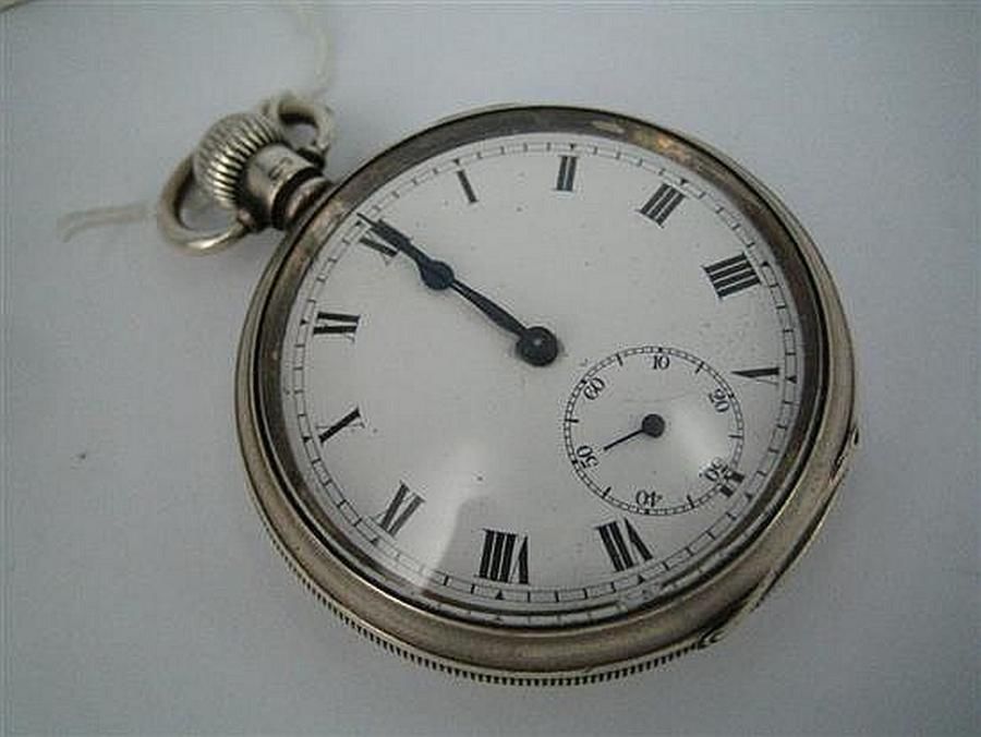 Birmingham 1923 Silver Pocket Watch with Admiral Movement - Watches ...