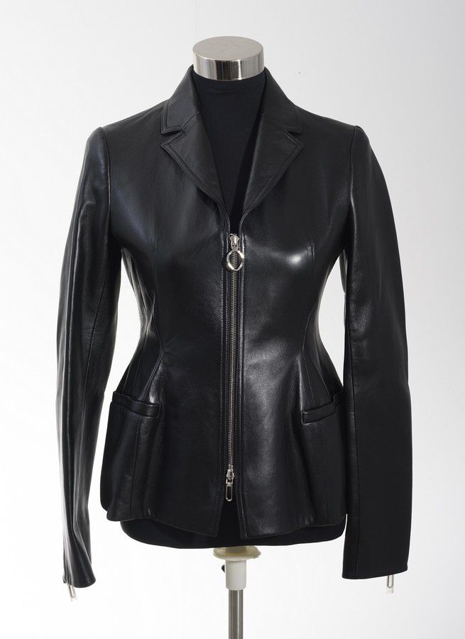 Christian Dior Black Leather Jacket, Size FR38 - Clothing - Women's ...