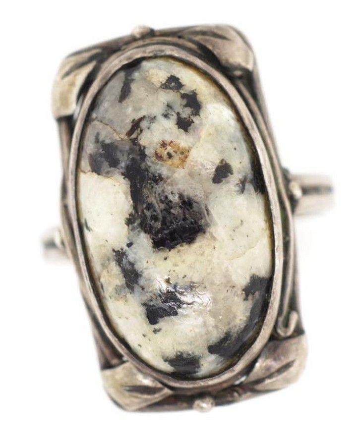 Zebra Jasper Ring by Rhoda Wager - Rings - Jewellery