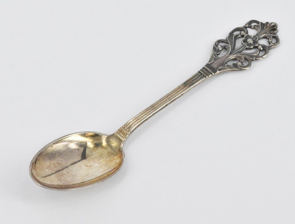 Finnish Openwork Silver Tea Spoon, 1822 - Flatware/Cutlery and ...