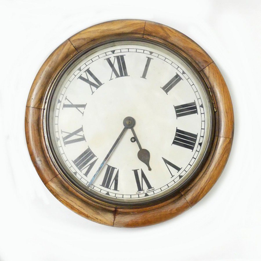 Early 20th Century Railway Clock - 40cm Diameter - Clocks - Zother ...