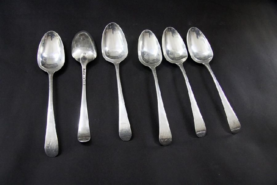 Hester Bateman George III Silver Soup Spoons (1774) - Flatware/Cutlery ...