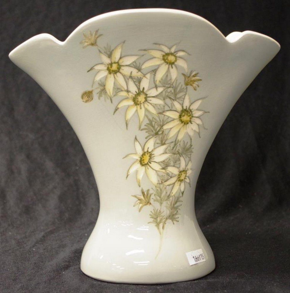 Etta Easton Flannel Flower Vase, 1950s Australian Themes & Other