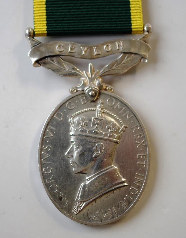 Ceylon Efficiency Decoration Medal - Medals, Badges, Insignia ...