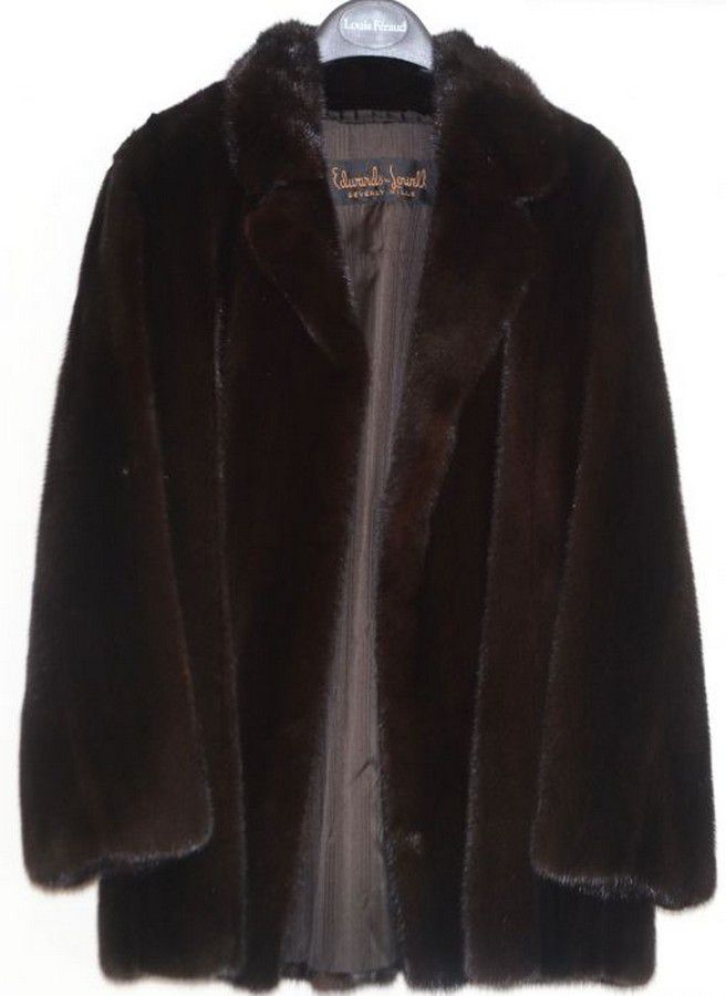 Roberts Lowell Black Diamond Mink Coat, Mid-20th Century - Furs ...