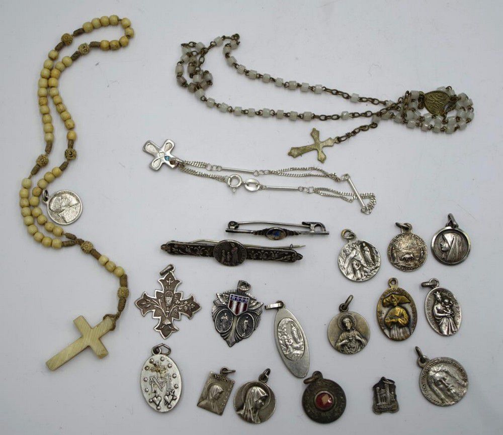 Religious Collection: Rosary Beads & Medals - Religious Objects ...