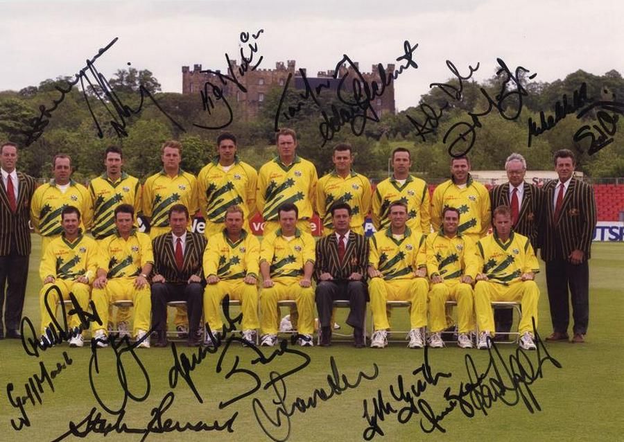 1999 Australian Team to World Cup, official team photograph… - Sporting