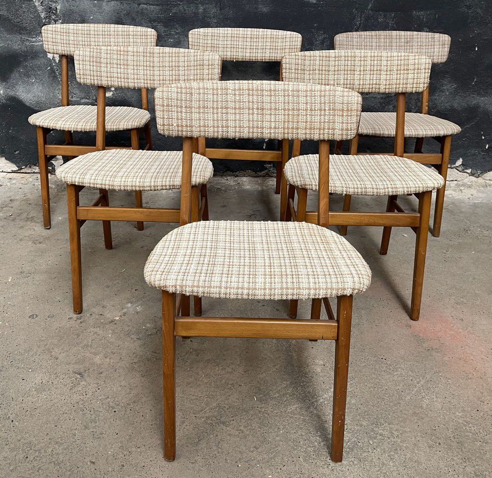 Farstrup Dining Chairs Set from Denmark Scandinavian Named