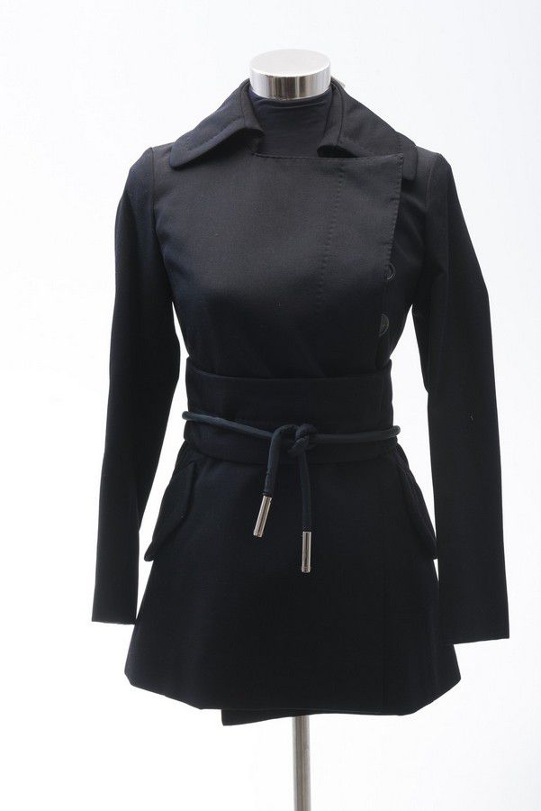 A trench coat by Louis Vuitton, styled in black wool with… - Clothing - Women&#39;s - Costume ...