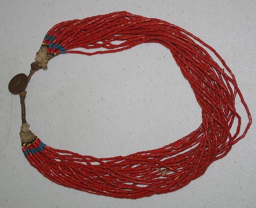 Vintage Tibetan Coral Necklace - Zother - Oriental