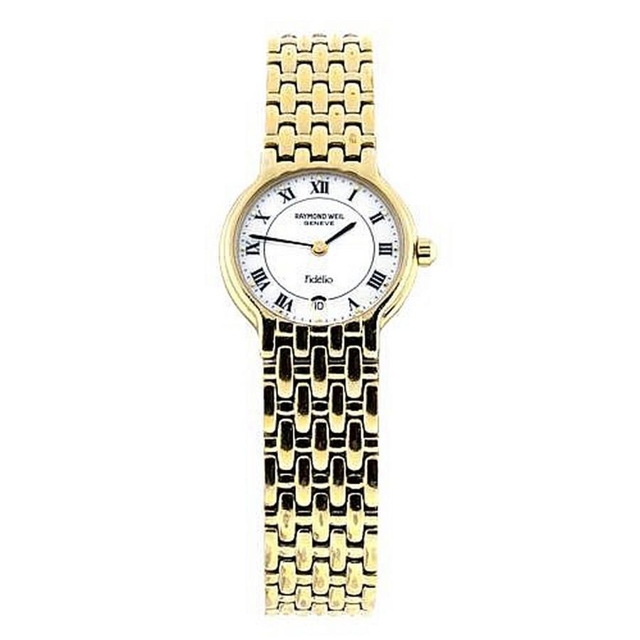 Raymond Weil Fedelio Ladies Watch with Gold Plated Case - Watches ...
